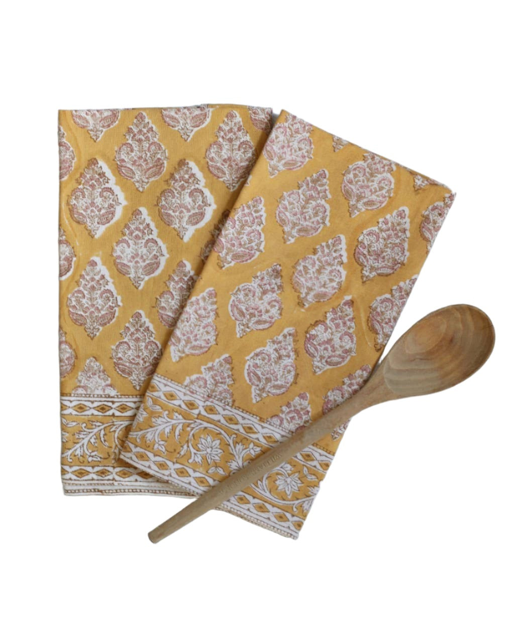 Caroline Block Printed Kitchen Towels