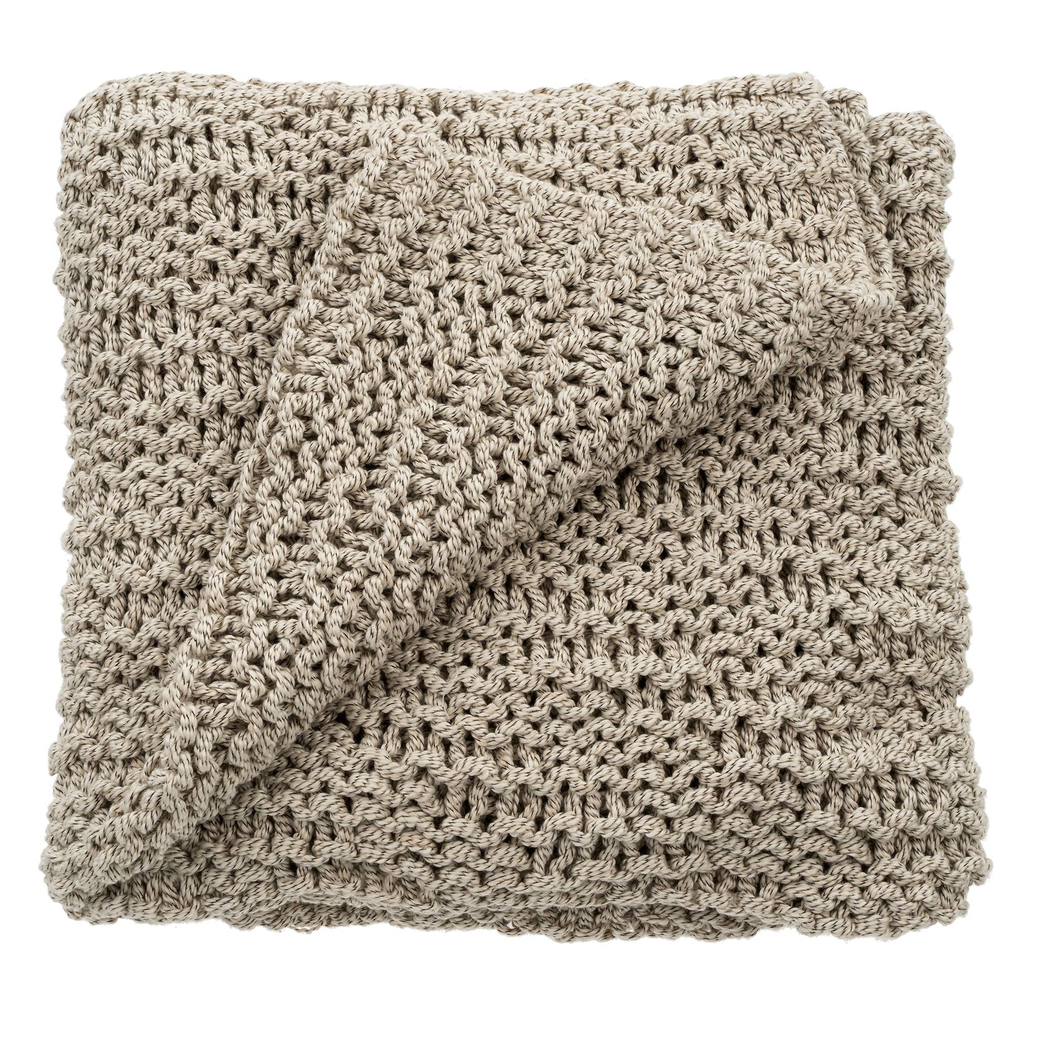 Warren Cotton Knit Throw