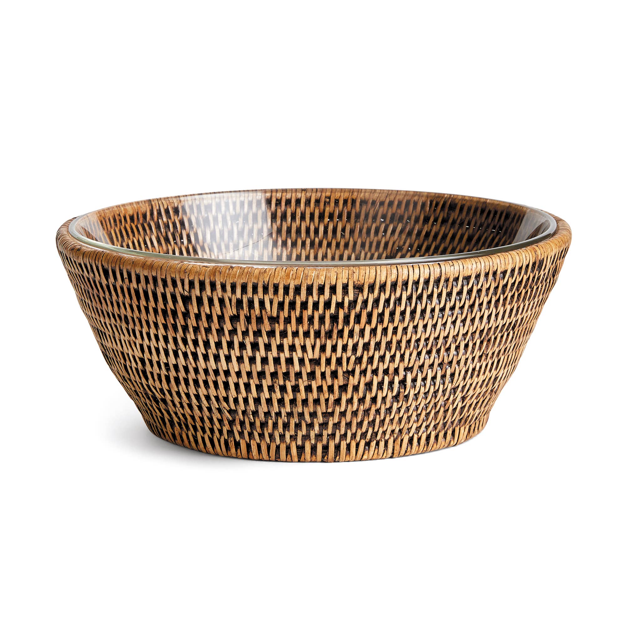 Daphne Rattan Serving Bowl